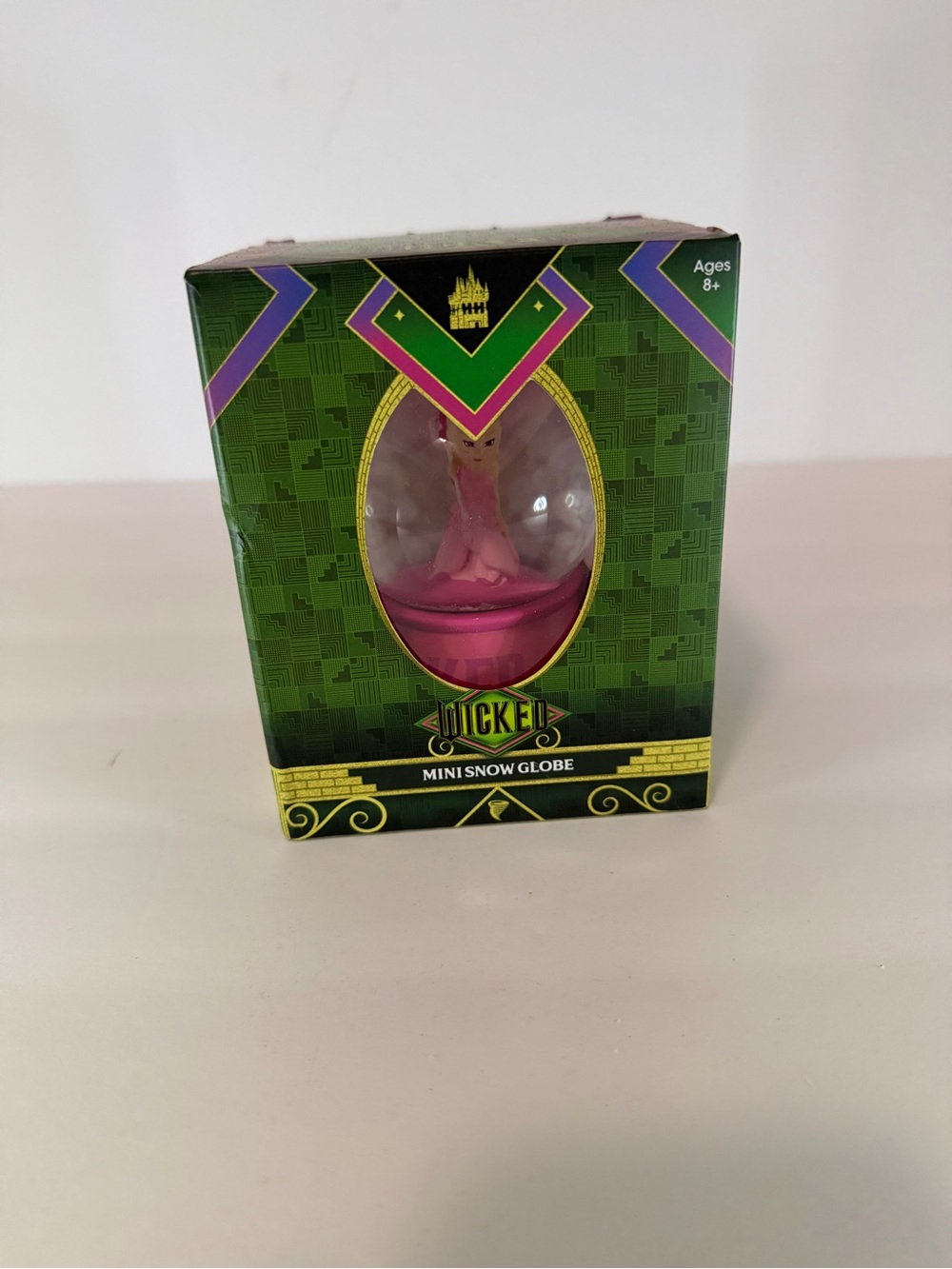 Wicked Mini Snow Globe – Pink Collectible Figurine